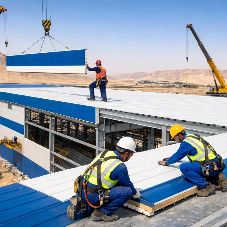 Sandwich Panel Installation Saudi Arabia
