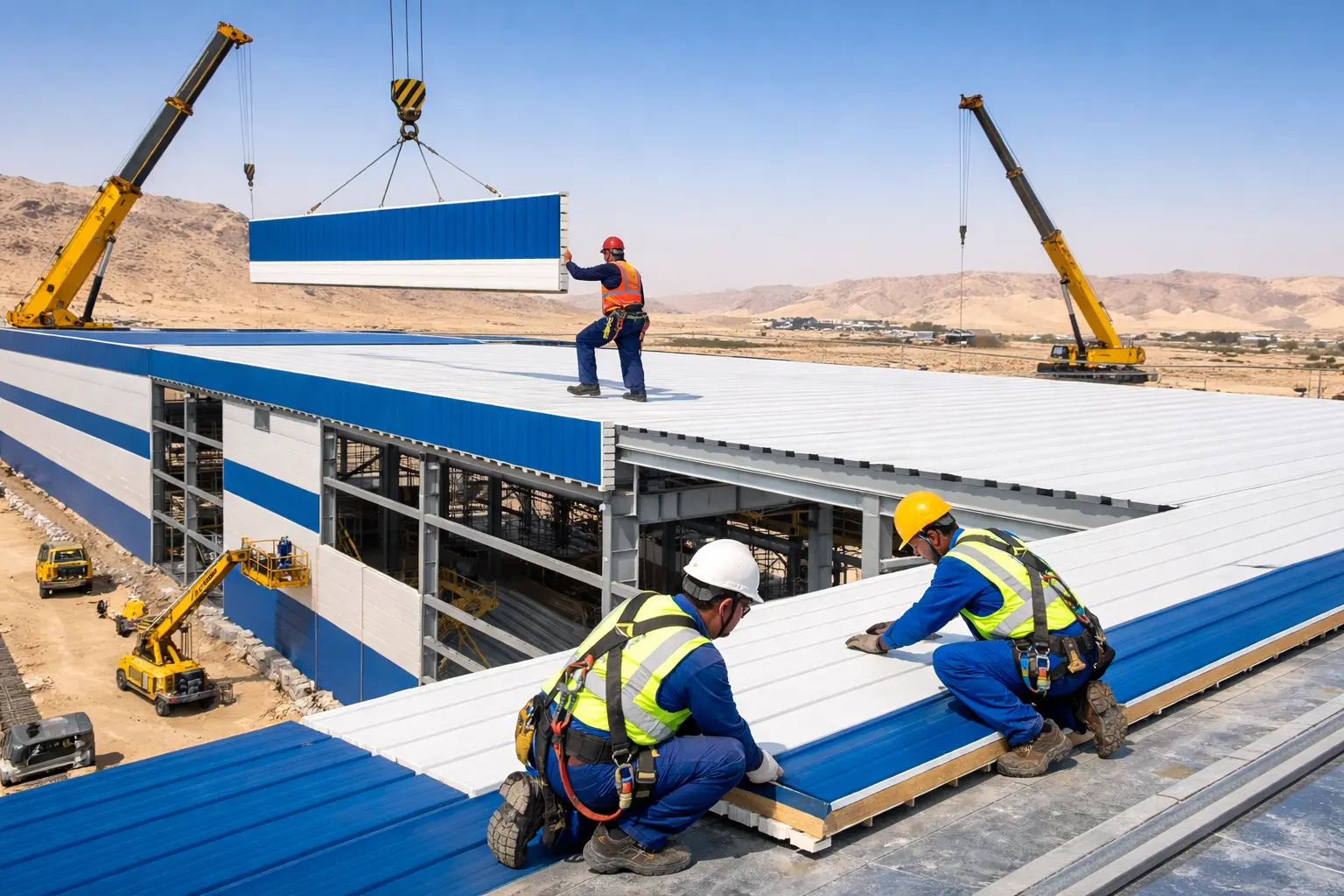 Sandwich Panel Installation Saudi Arabia