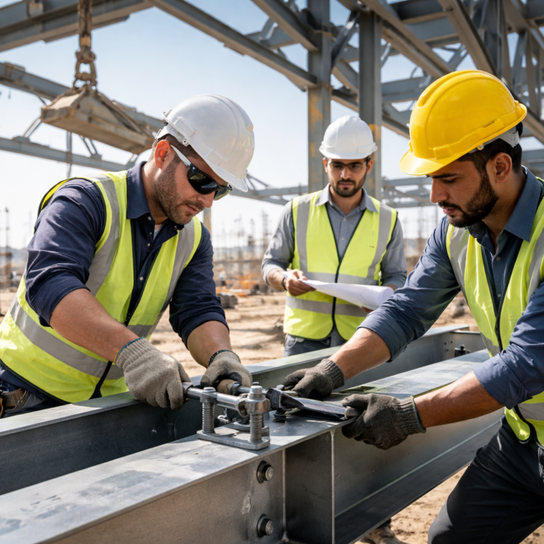 Professional Steel Installation Services Saudi Arabia