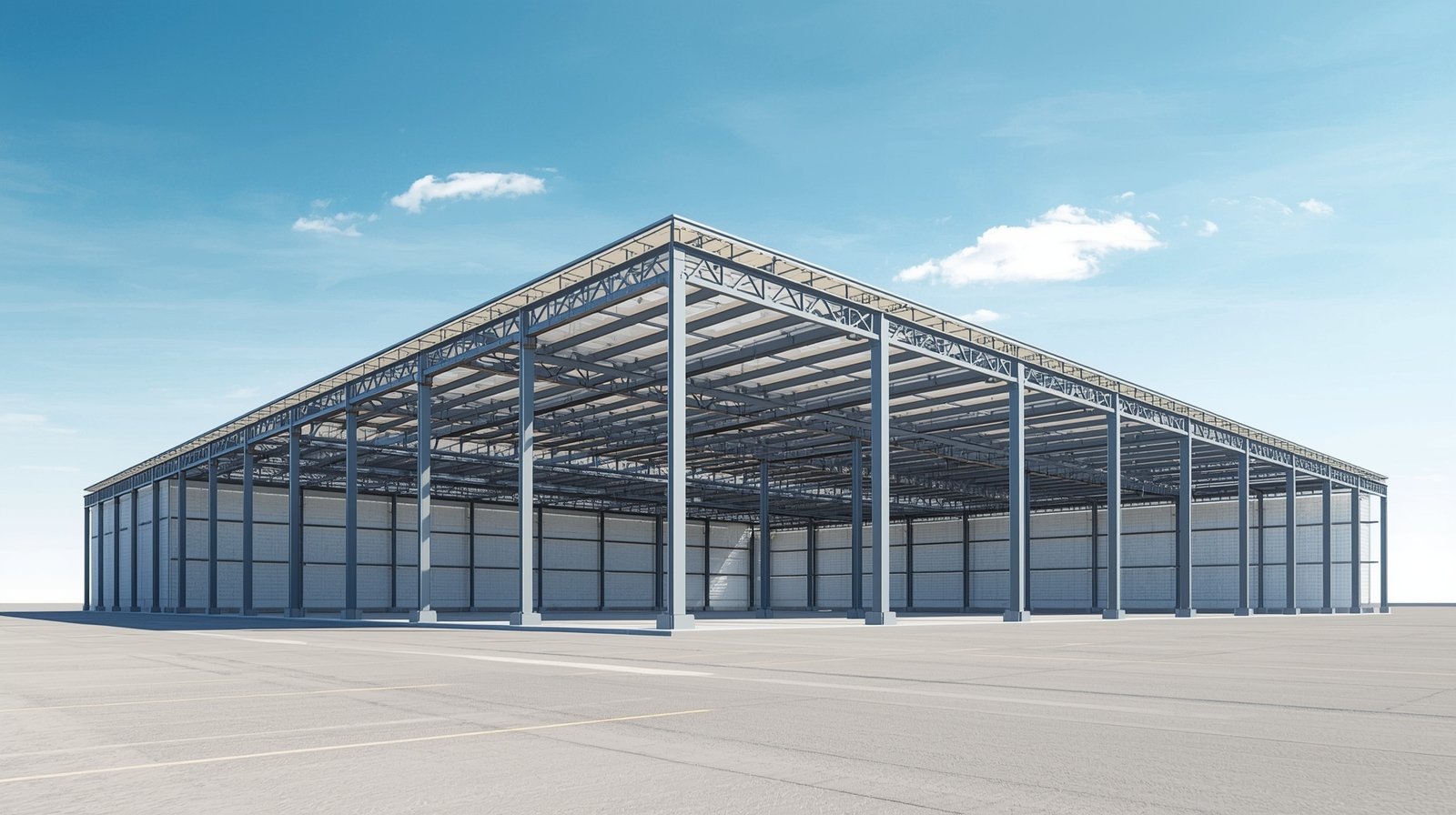 contracting company in Saudi Arabia steel structure construction with cranes