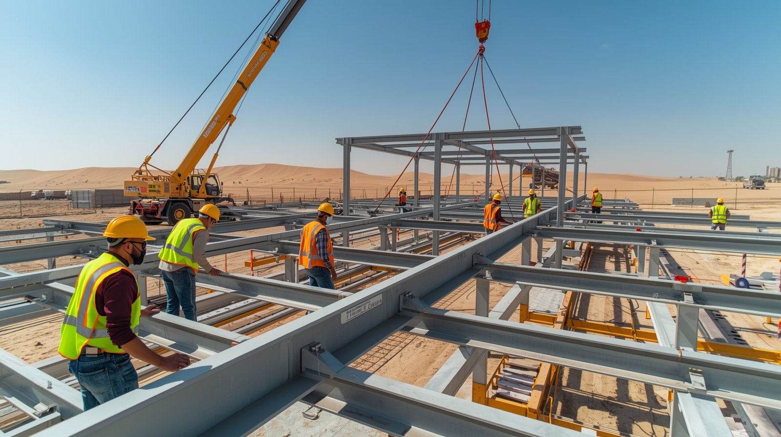 steel structure installation services in saudi arabia